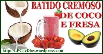 oconut Strawberry Smoothie LPCdeDios