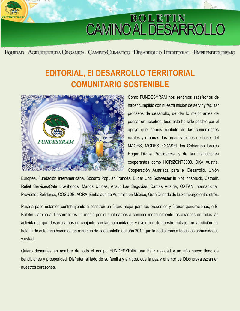 Portada de 2012 DICIEMBRE