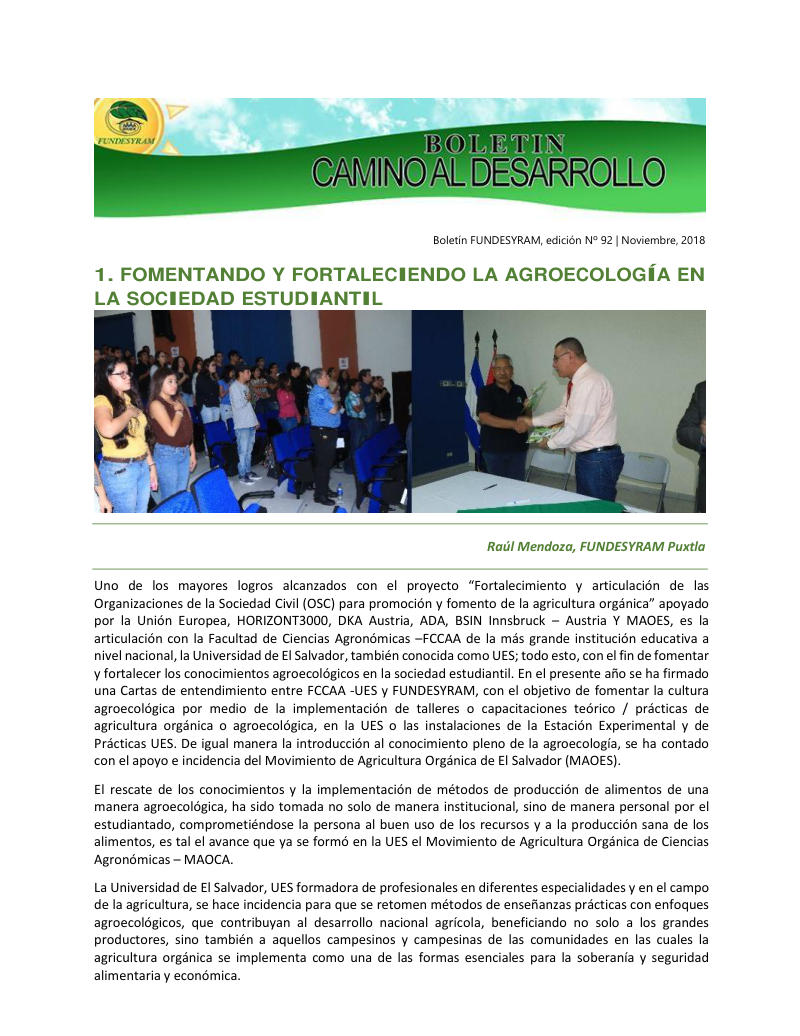 Portada de 2018 noviembre
