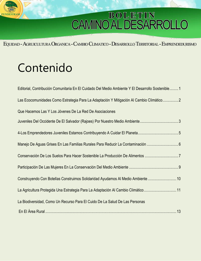 Portada de Conservación y protección del planeta, abril 2013