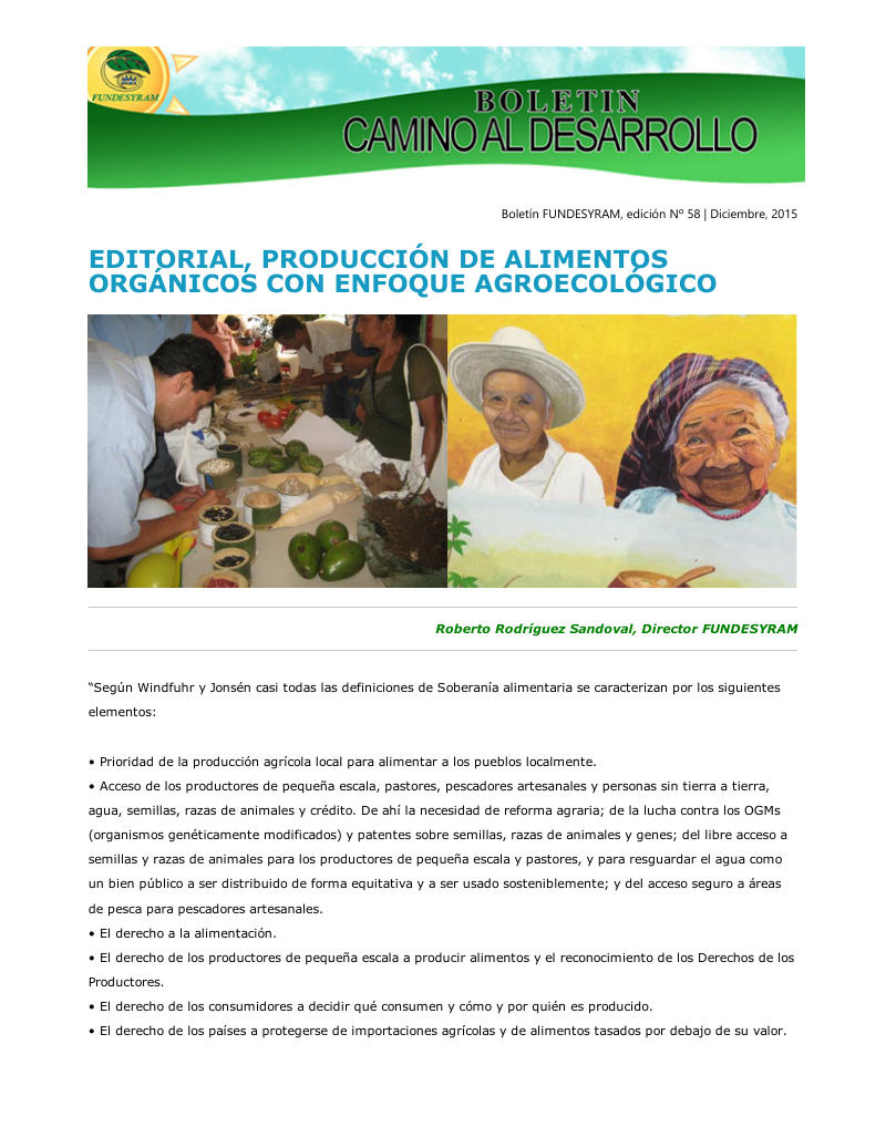 Portada de Ecocomunidades, diciembre 2015
