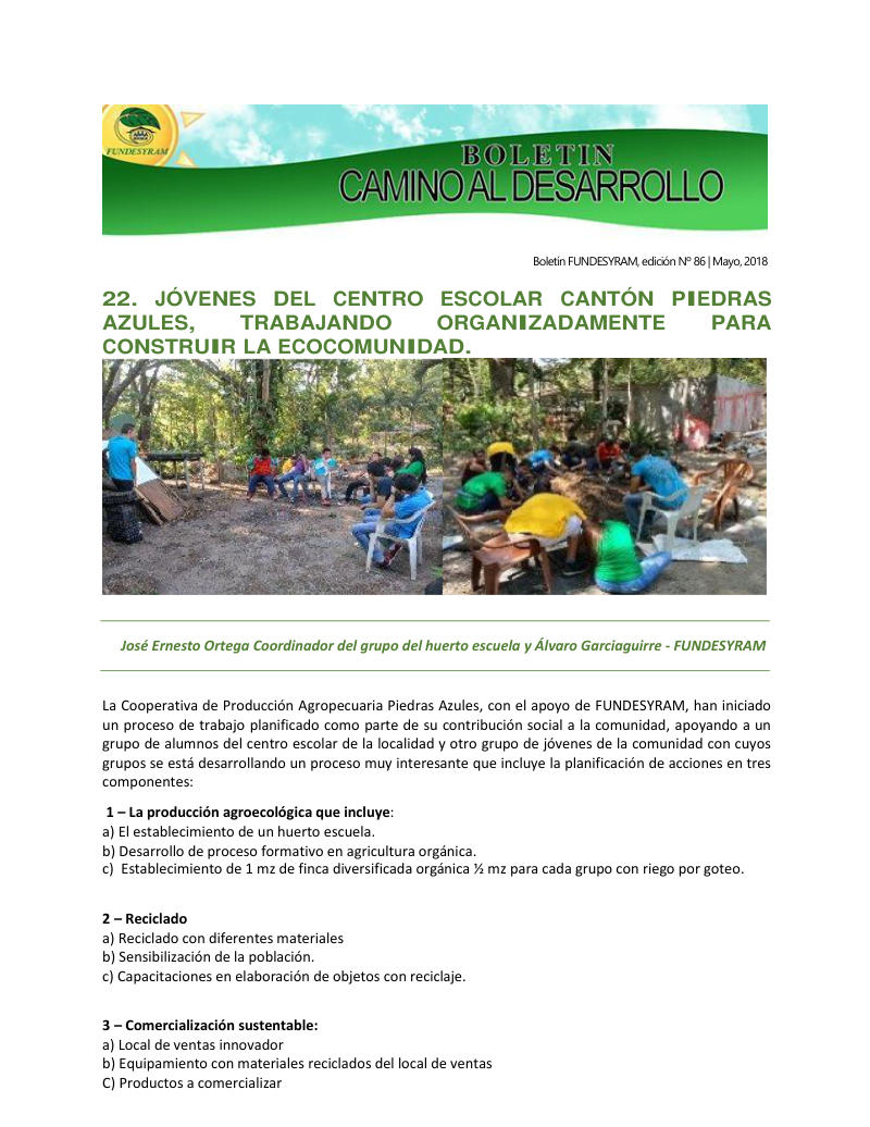 Portada de Economía juvenil 05-2018