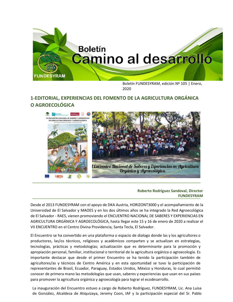 Portada de Fomento A.O 01-2020