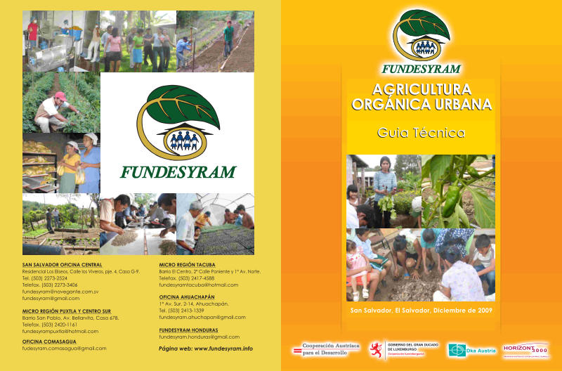 Portada de guia agricultura organica urbana