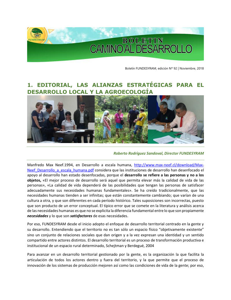 Portada de La cooperación interinstitucional para el fomento de la agricultura orgánica, noviembre 2018