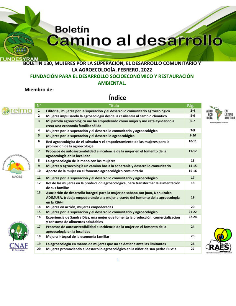 Portada de Mujeres por la superación, febrero 2022