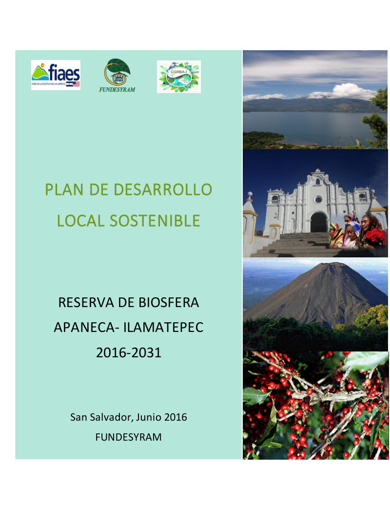 Portada de Plan de Desarrollo Local Sostenible Apaneca- Ilamatepec final