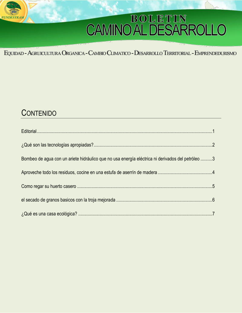 Portada de Tecnologías para afrontar el Cambio Climático, junio 2012