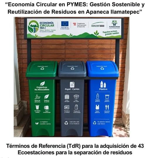 Portada de 📢 ¡Convocatoria abierta! Licitación pública:  43 Ecoestaciones para la separación de residuos ♻️